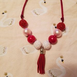 Adjustable Bubble Gum Necklace